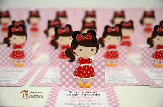 minnie mouse invitations - red (10)
